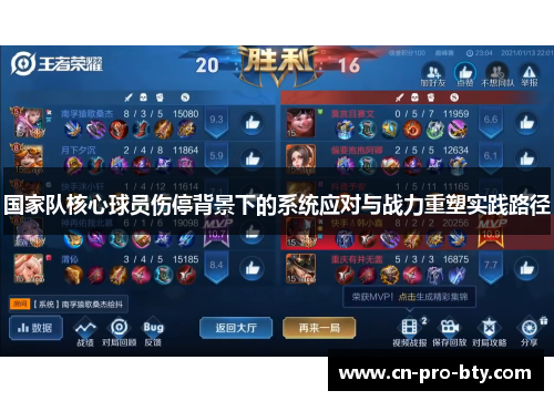 国家队核心球员伤停背景下的系统应对与战力重塑实践路径