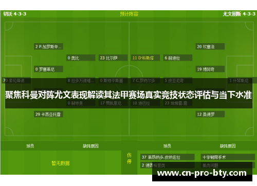聚焦科曼对阵尤文表现解读其法甲赛场真实竞技状态评估与当下水准 聚焦科曼对阵尤文表现解读其法甲赛场真实竞技状态评估与当下水准